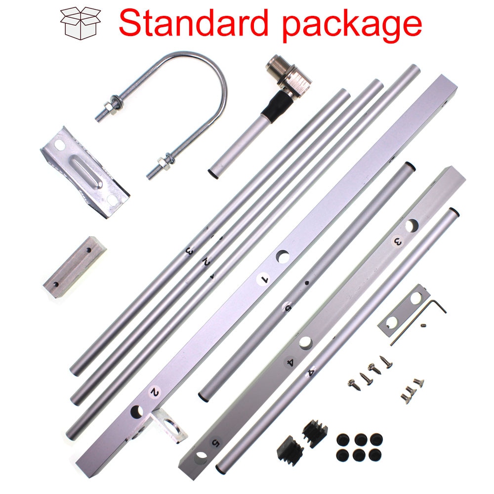 Yagi -ay02 yagi antenn uhf 400-470 mhz hög förstärkning 11 dbi  so239 kontakt yagi-uda antenn passar för tyt md -390 bf-888s walkie talkie