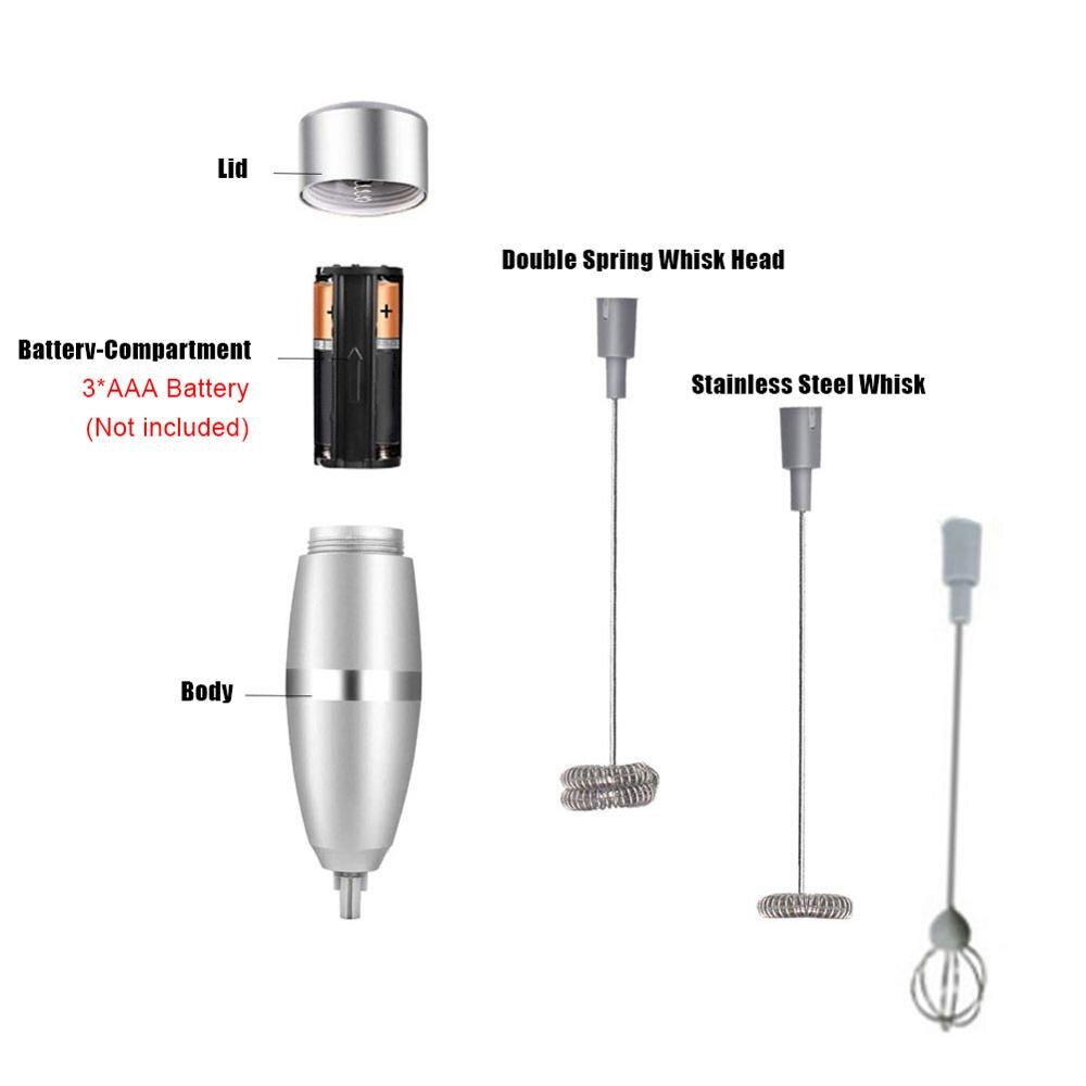 Electric Milk Frother Coffee Drink Foamer Whisk Mixer Stirrer Coffee Electric Egg Beater