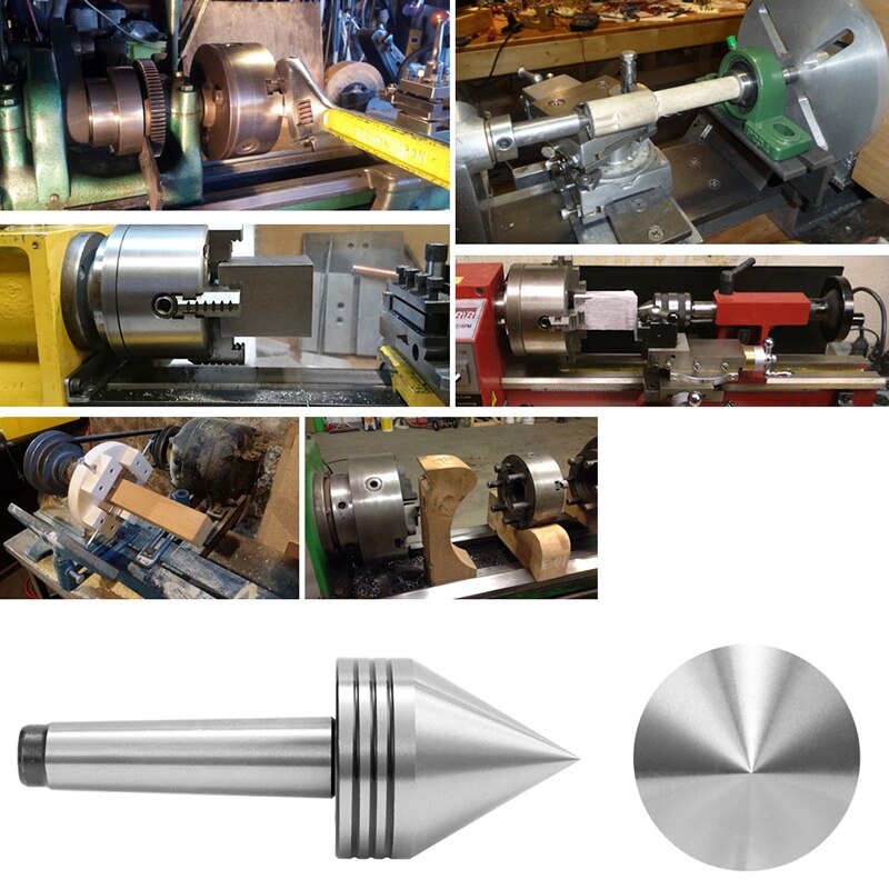 1Pcs Lathe Milling Center MT2 High Accuracy Live Revolving Center Medium Lathe Machine Tool Accessory for CNC Cutter