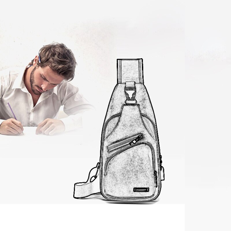 Bolso de hombro para hombre, bandoleras con carga por USB antirrobo, bolso de pecho para hombre, bolso escolar de verano para viajes al aire libre, bolso de mensajero, recién llegado