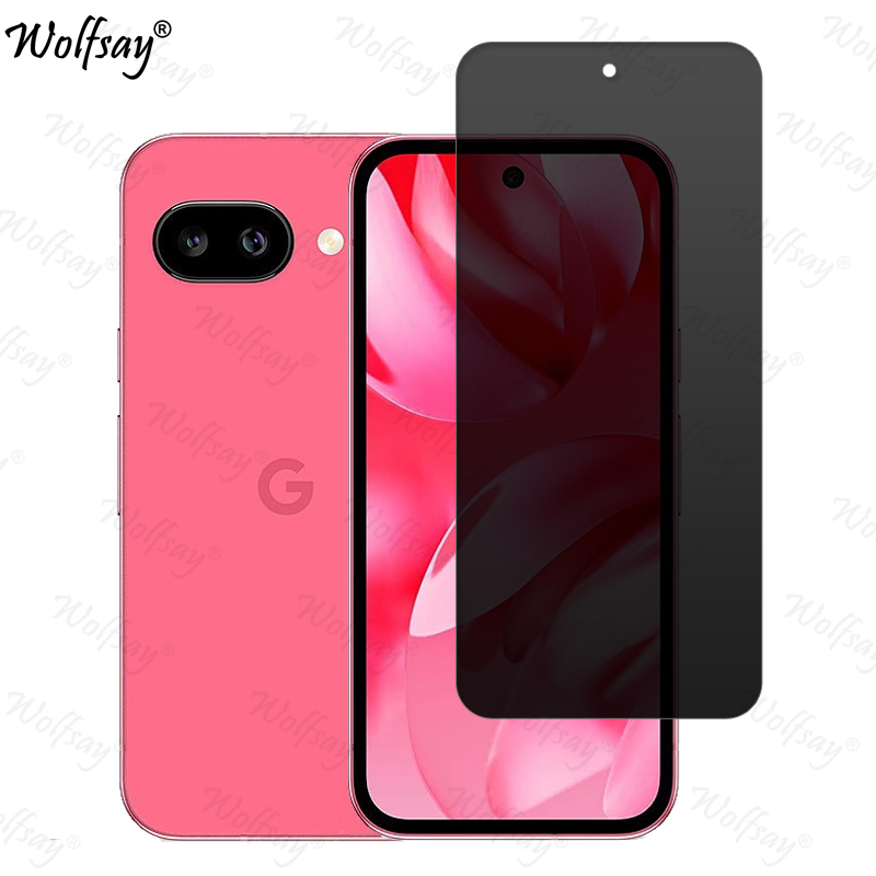 Protetor de tela de privacidade para google pixel 9a vidro temperado anti-espião para google pixel 9a vidro da câmera para google pixel 9a vidro