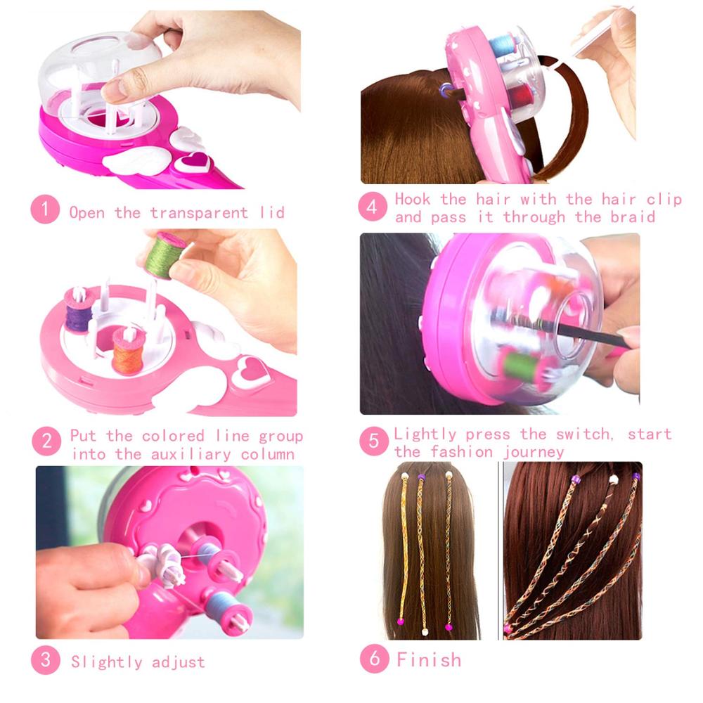 Automatic Electric Hair Braider,Hair Styling DIY Convenient Twist Braid Hair Braiding Tool for Girl's Headdress