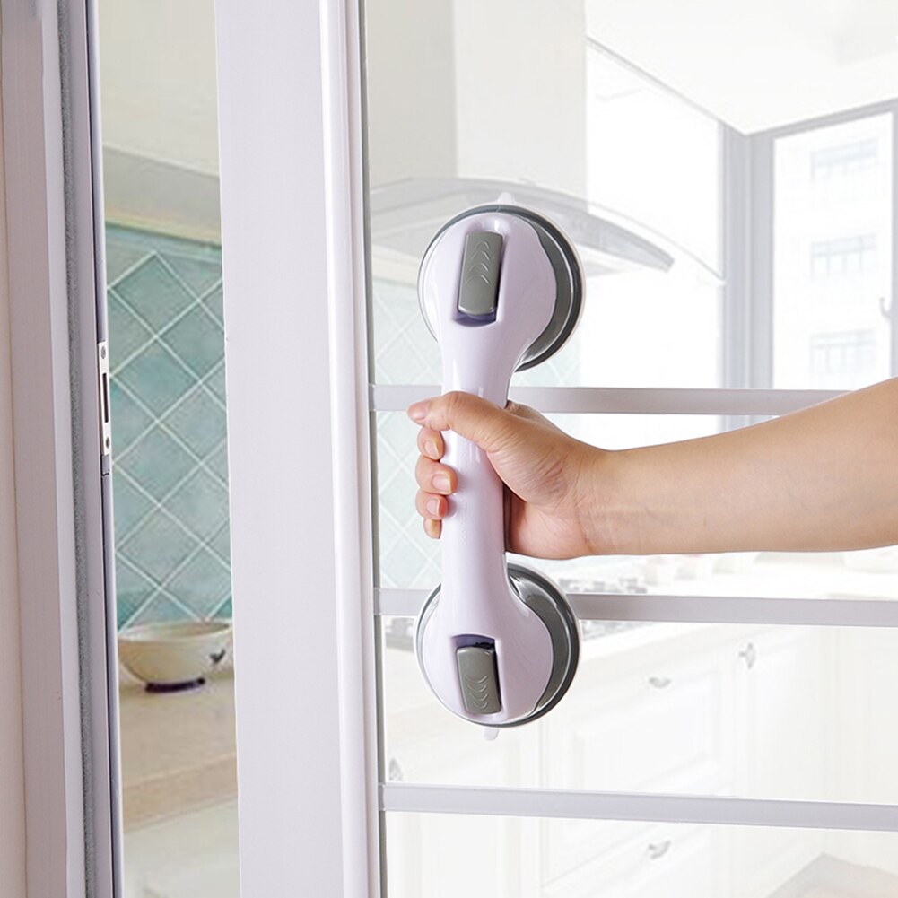 1PC Bathroom Strong Vacuum Suction Cup Handle Anti Slip Support Helping Grap Bar Safety Bath Shower Grab Bar Ensure Safety