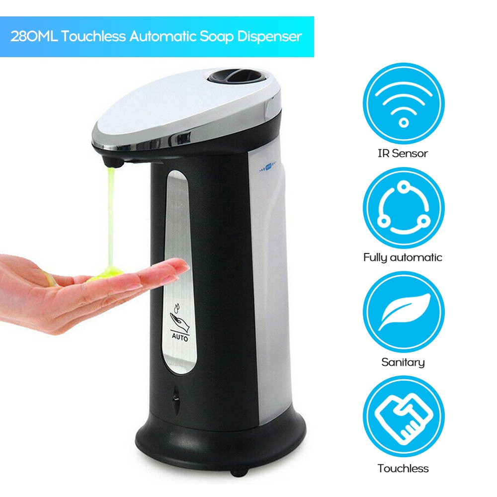 Automatische Zeepdispenser Sensor Automatische Touch-Gratis Liquid Dispenser Abs Gegalvaniseerd Ontsmetten Dispenser Voor Keuken Badkamer