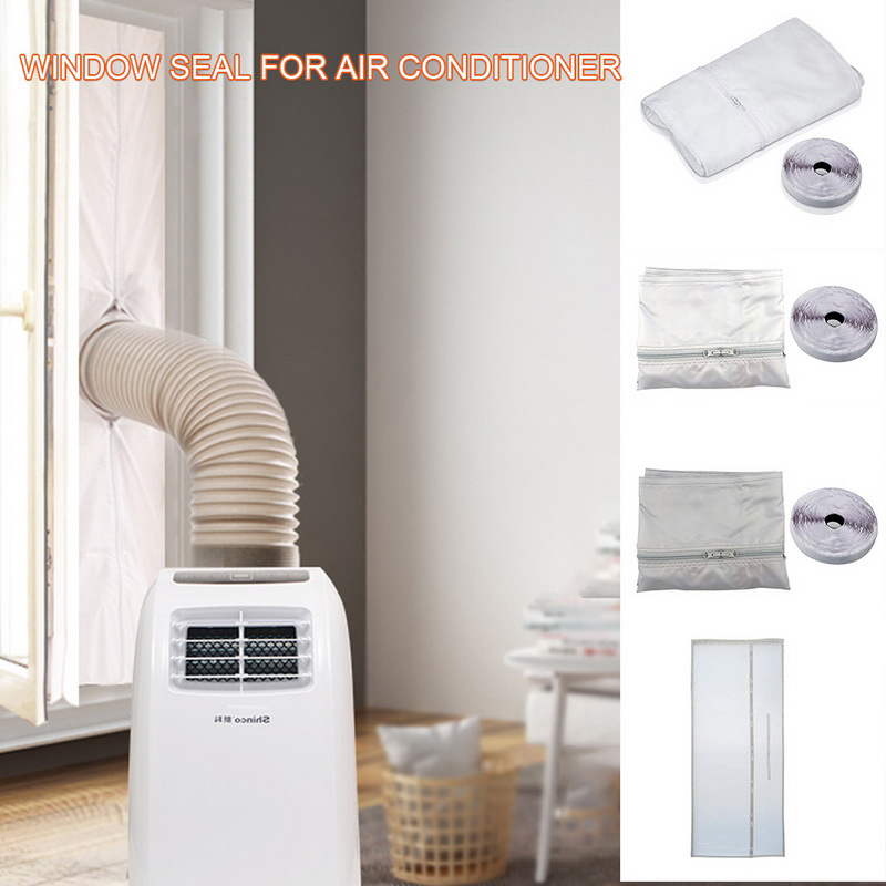 3m/4m/5.6m Window AirLock Seal Plate Air Conditioner Cover Soft Baffle Window Seal For All Mobile Air Conditioning Units