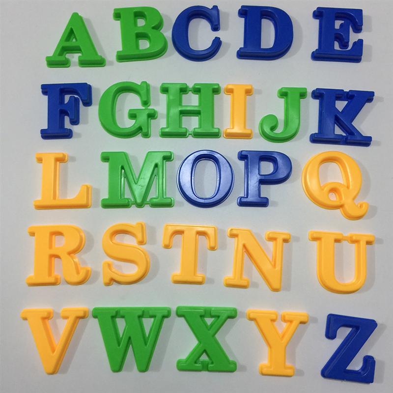26 teile/paket Kreative Sand Bewegung Modellierung Formen Lernen Werkzeug Strand Alphabet Buchstaben Formen für Kinder Baby Kinder