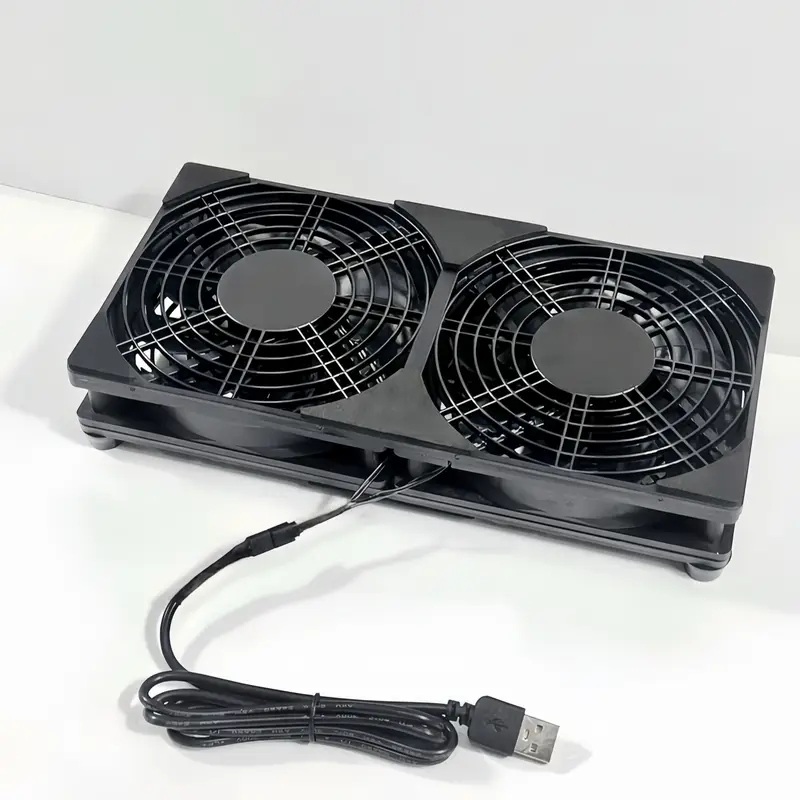 120mm 240mm Lüfter Router Lüfter DIY PC Kühler TV Box Drahtlose Stille Leise DC 5V USB Power 12CM W/Schrauben Schutznetz: Pink