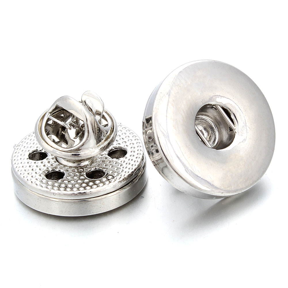 Snap Sieraden Trendy Snap Charm Broche voor Vrouwen Mannen Fit 18mm Metal Charms Button Snaps DIY Sieraden Fitting