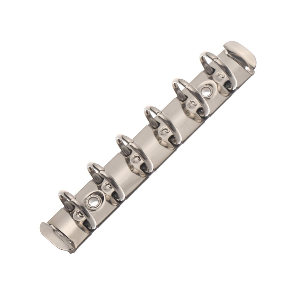 A4/B5/A5/A6/A7 Metalen Spiraal Ringen Bindmiddel Clip Bestandsmap Losbladige Clip dagboek Notepad Notebook Binding Hoops Kantoorbenodigdheden: A7-6 rings