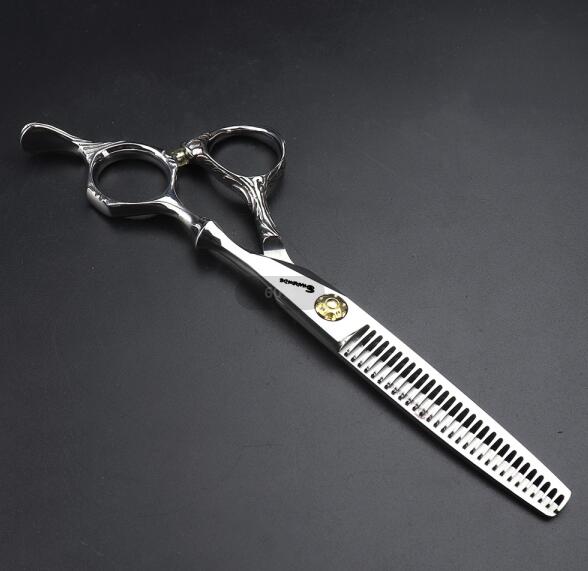 Sharonds bearing hairdressing scissors set 6.0 inch Japan 440c material, Japanese hairdressing scissors and Japanes: Silver  3