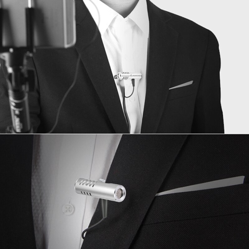 Yanmai R933 Lavalier Omnidirectional Condenser Microphone For PC Phone Camera 090F