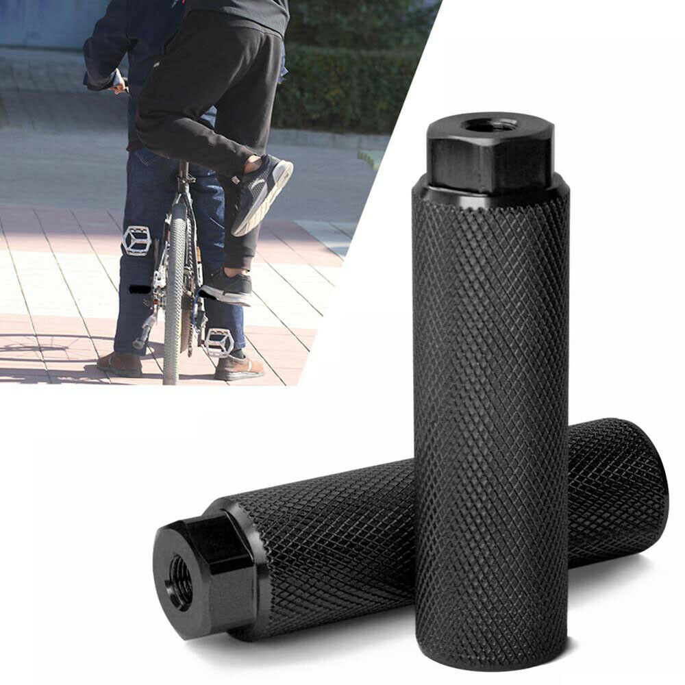 Pedales de aluminio para bicicleta de montaña, de eje delantero y trasero, palanca de reposapiés BMX, cilindro, lanzador de cohete, accesorios para bicicleta