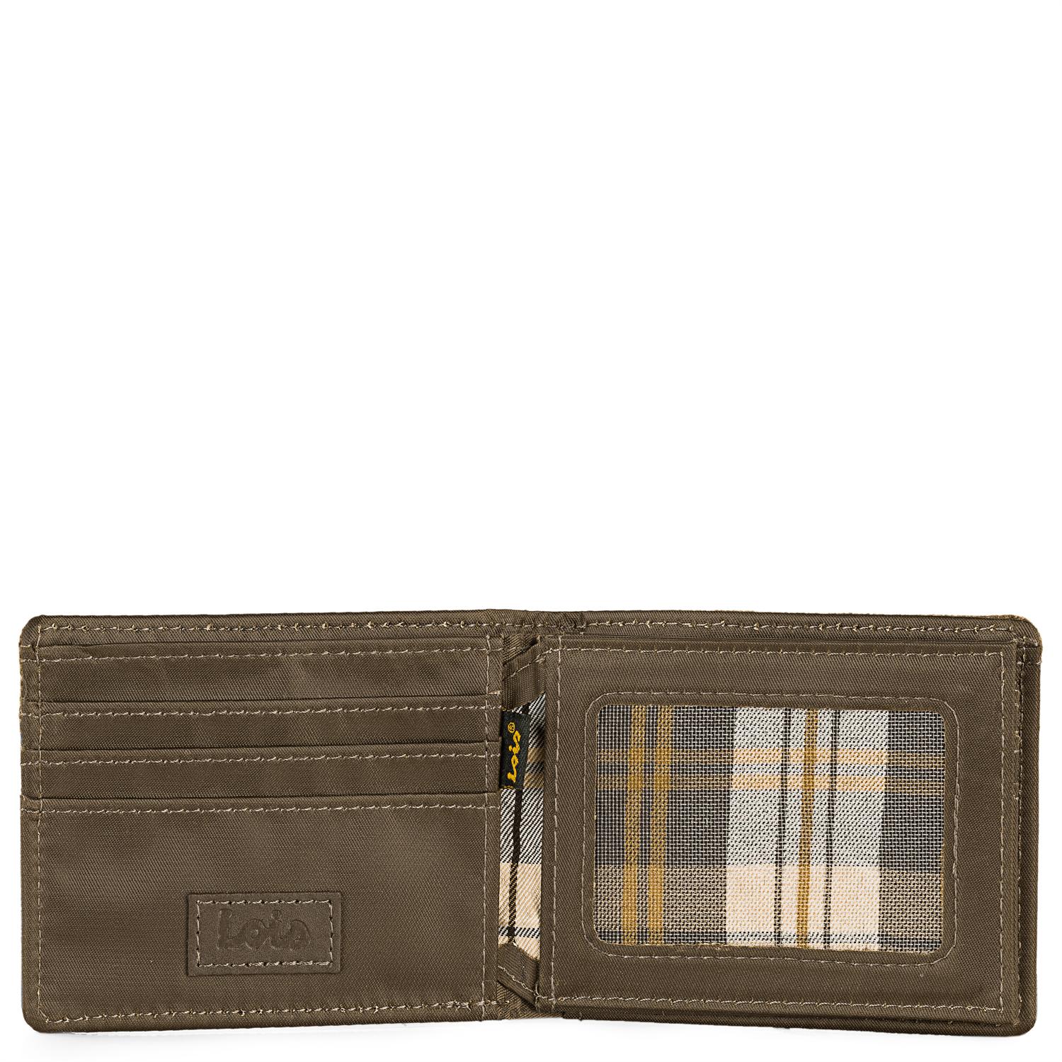 Cartera De Chico. Monedero Billetero Juvenil De Lona. Muchos Compartimentos. Caja Para . Estilo