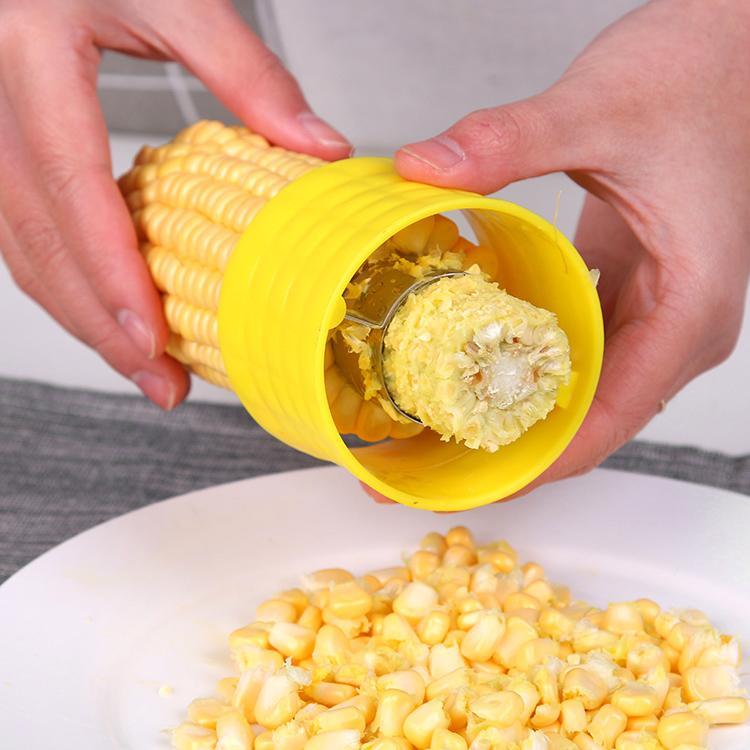 Corn Peeling Machine Home Corn Thresher Stainless Steel Peeling Machine Kitchen Practical Supplies Appliances Tool