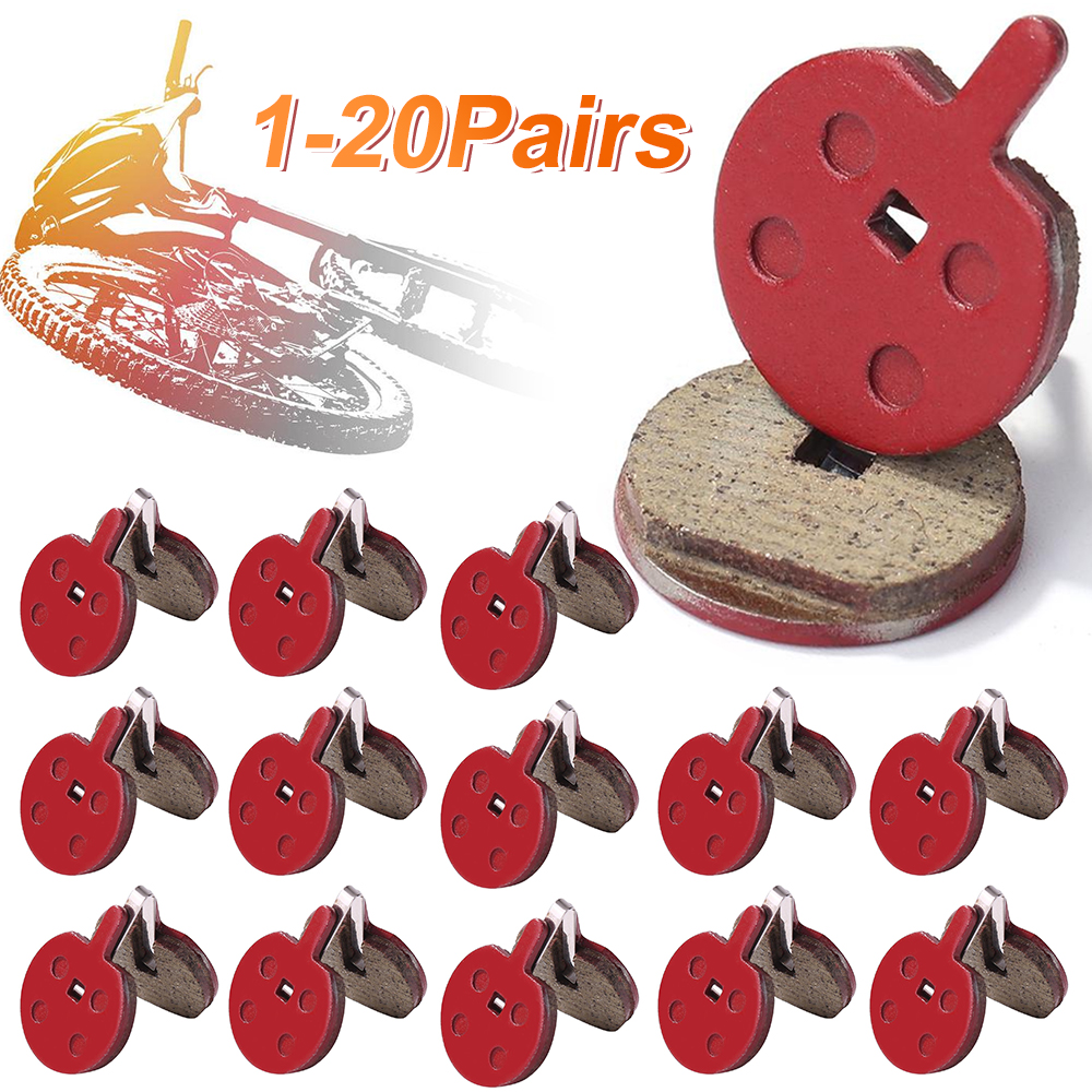 Pastillas de freno hidráulicas universales para bicicleta de montaña, piezas de bicicleta de montaña, pastilla de freno de disco de resina orgánica, accesorio para bicicleta, 1-20 pares