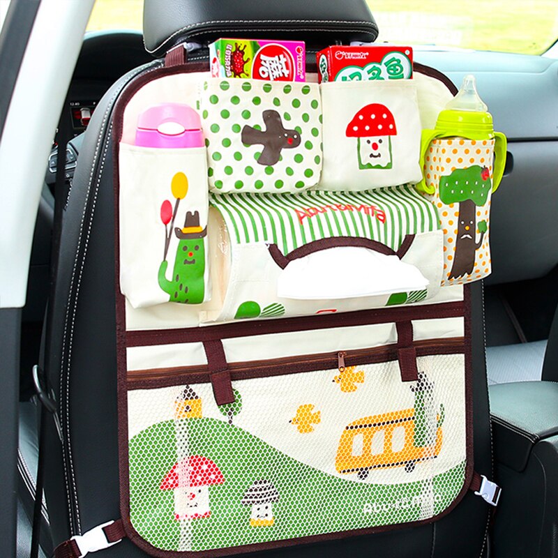 Cartoon Autostoel Opbergtas Voor Diversen Kinderwagen Bag Organizer Baby Auto Opknoping Mand Opslag Luier Baby Tassen Voor mom