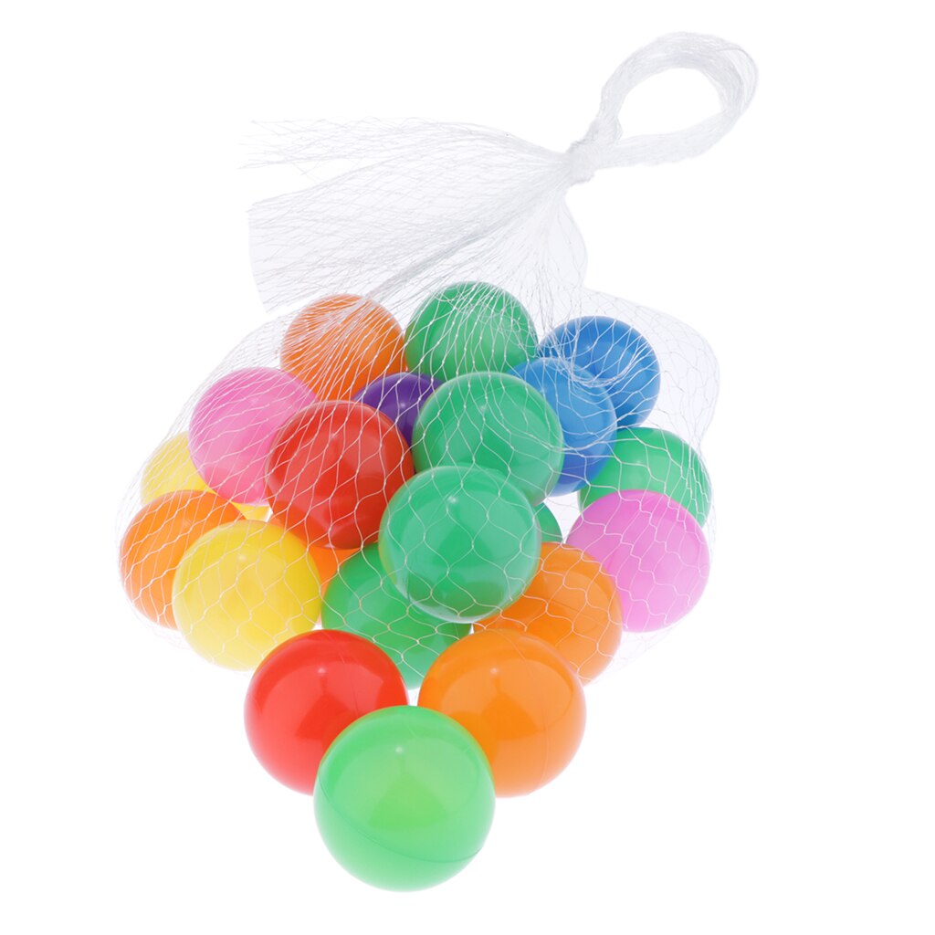 50 Pcs Colorful Ocean Ball Soft Plastic Ocean Ball Swim Ball Toy Outdoors