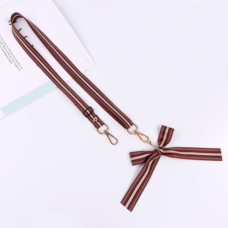 Bowknot praktisch Riemen Diagonale spreizen telefon Hülse Schlüsselband bogen teleskop seil diy zubehör tasche schulter gurt: 1