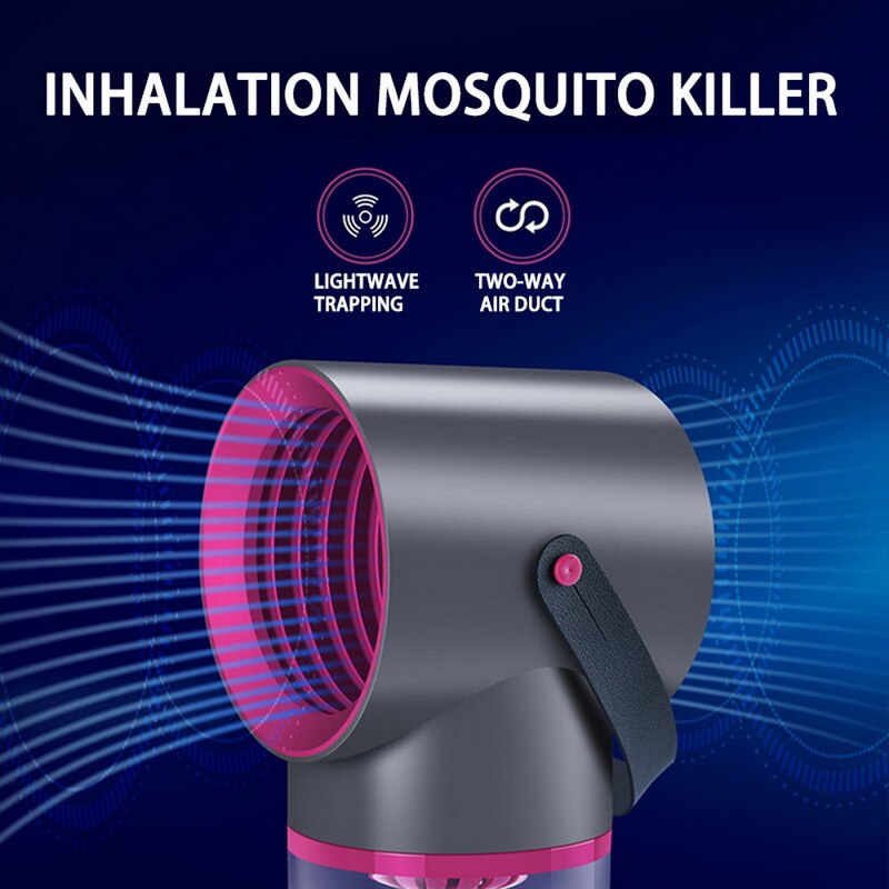 Lågspänning ultraviolett ljus usb myggdödare lampa säker energi energibesparing effektiv fotokatalytisk anti mygg ljus