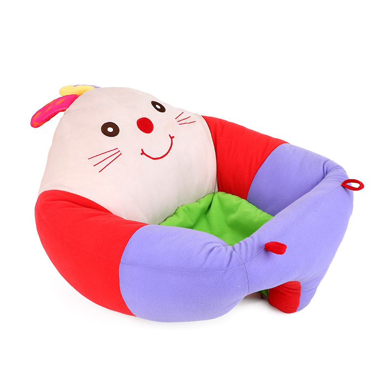 Dessin animé coton bébé assis coussin soutien enfants infantile bébé siège canapé chaise enfant en bas âge sécurité bébé alimentation chaise: rabbit