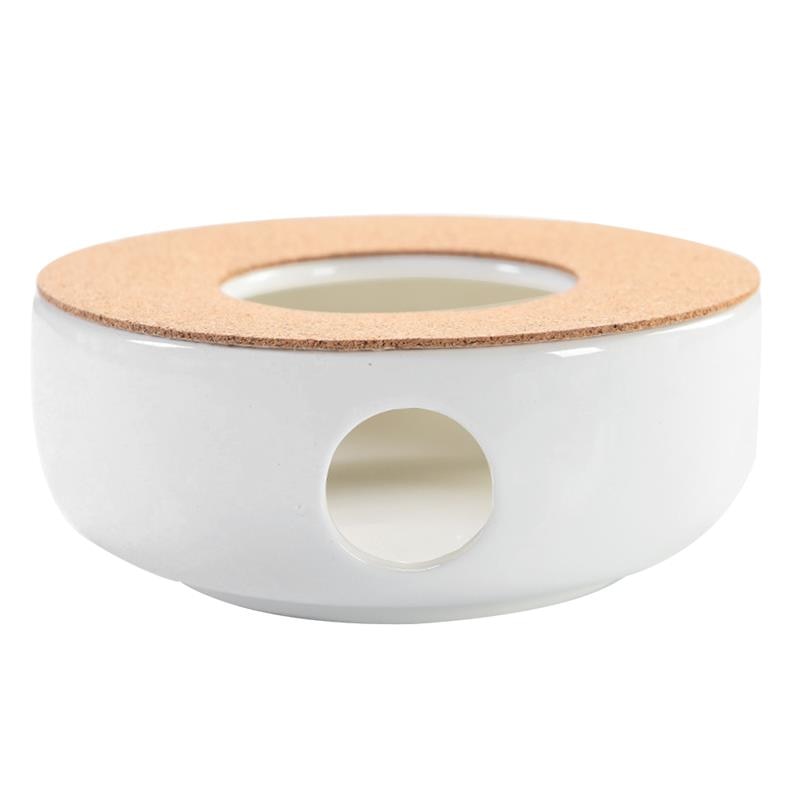 Klassieke Porselein Theepot Warmer Met Veilig Te Gebruiken Kurk Stand Voor Theepot Thee Warmer Met Kaars Kamer Theelichtje Eenvoudige Thee gereedschap