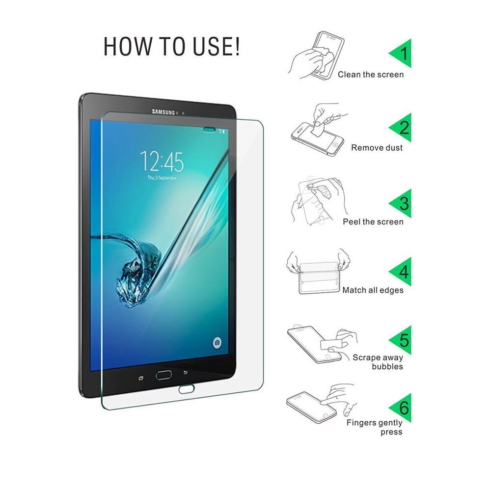 Voor Samsung Galaxy Tab S S2 S3 S4 S5e 8.0 8.4 9.7 10.5 Gehard Glas Screen Protector T725 T830 T800 t819 T719 beschermende film