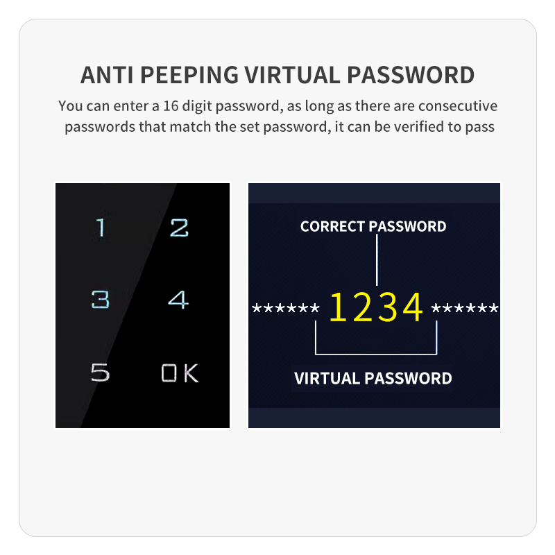 Elektronisch cijferslot Lockerslot Lockerslot Ladeslot Archiefkastslot Personeelskast Clubkast Touch Schoenenkast