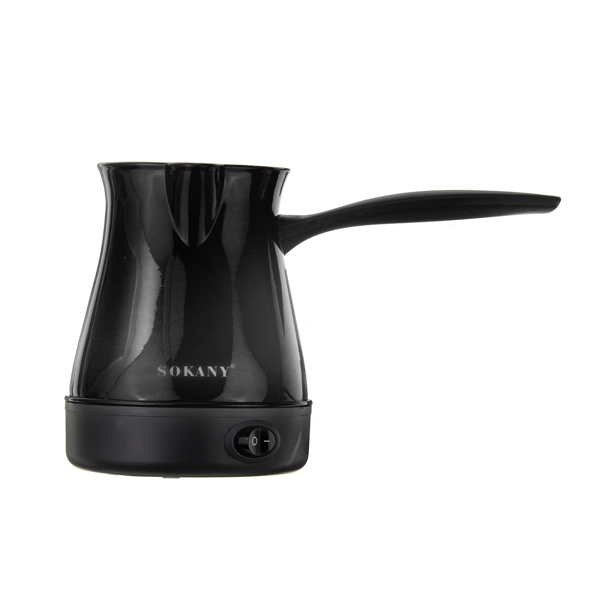 Sokany 220v máquina de café elétrica mini portátil máquina de café cafeteira cafeteira peru leite café expresso para o presente: Black