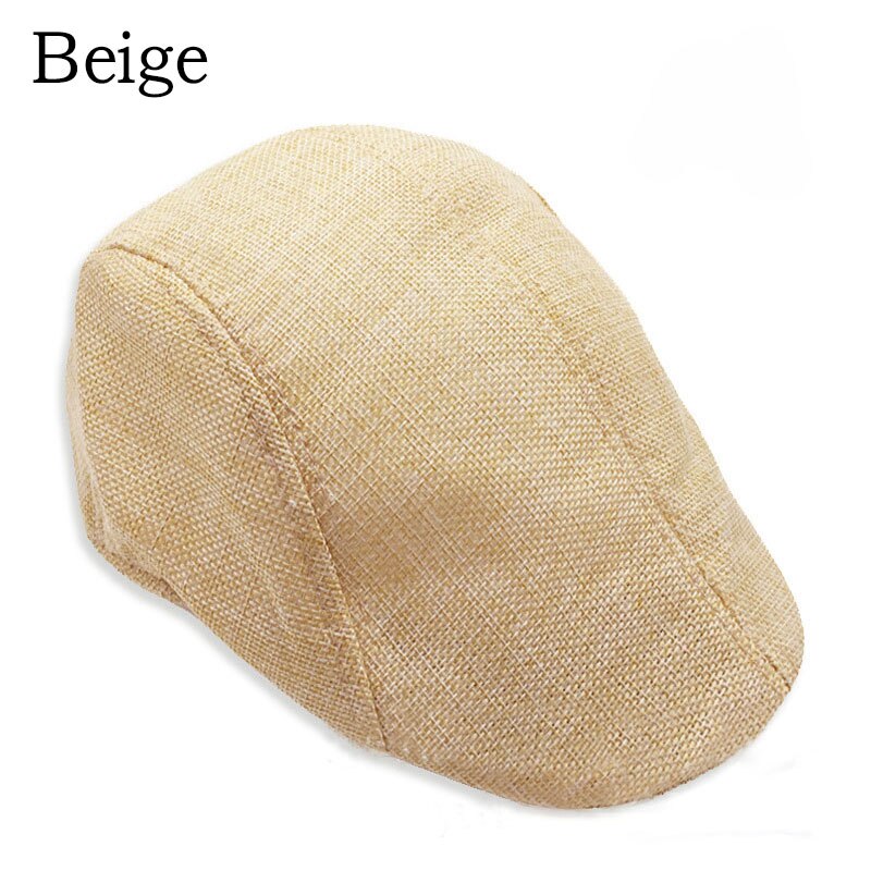 Autumn Beret Caps Men Women Vintage News Boy Cap Cabbie Linen Outdoor Hats Berets Brand Sun Hat Unisex Duckbill Caps Casquette: 06