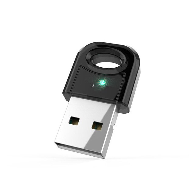Adattatore Bluetooth USB Wireless 5.0 Mini adattatore Audio auricolare stampante Mouse 4.0 trasmettitore ricevitore Dongle per PC Computer: Black