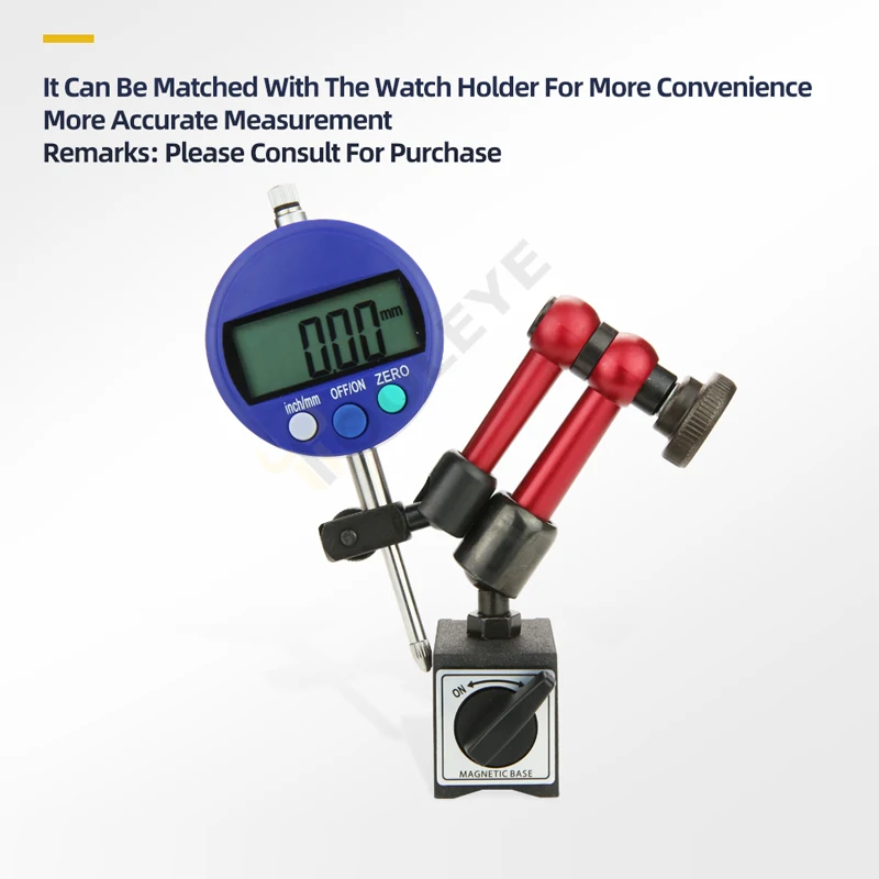 Digital Dial Indicator Magnetic Stand Base Dial Test Indicator Holder Bore Gauge Measurement Micrometer Measuring Probes Tools