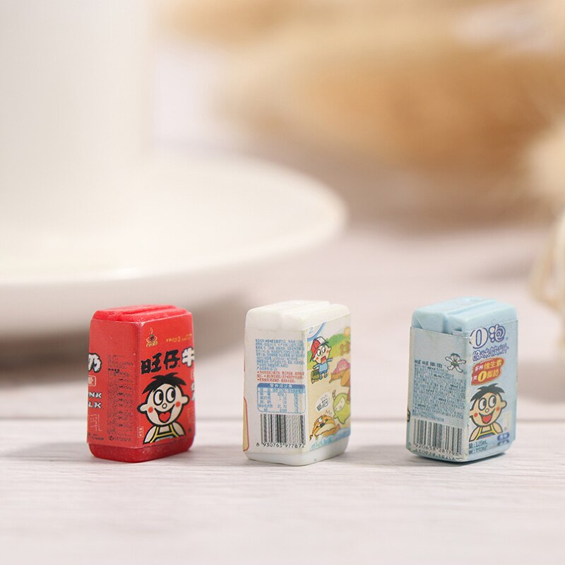 5pz casa Delle Bambole in Miniatura di Latte per il mini Bambola Giochi con il Cibo per Bambini Accessori per la Cucina per La Casa Delle Bambole Decalcomanie nuovo