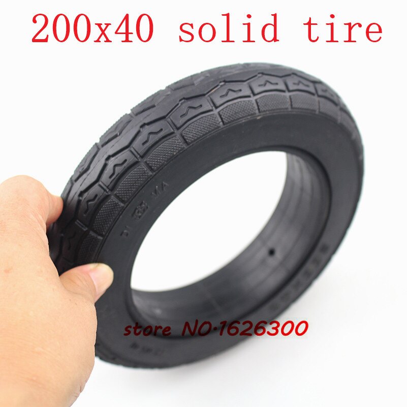 200x40 Electric Scooter Solid Tubeless Tires Wheel Tyres 8 inch folding
