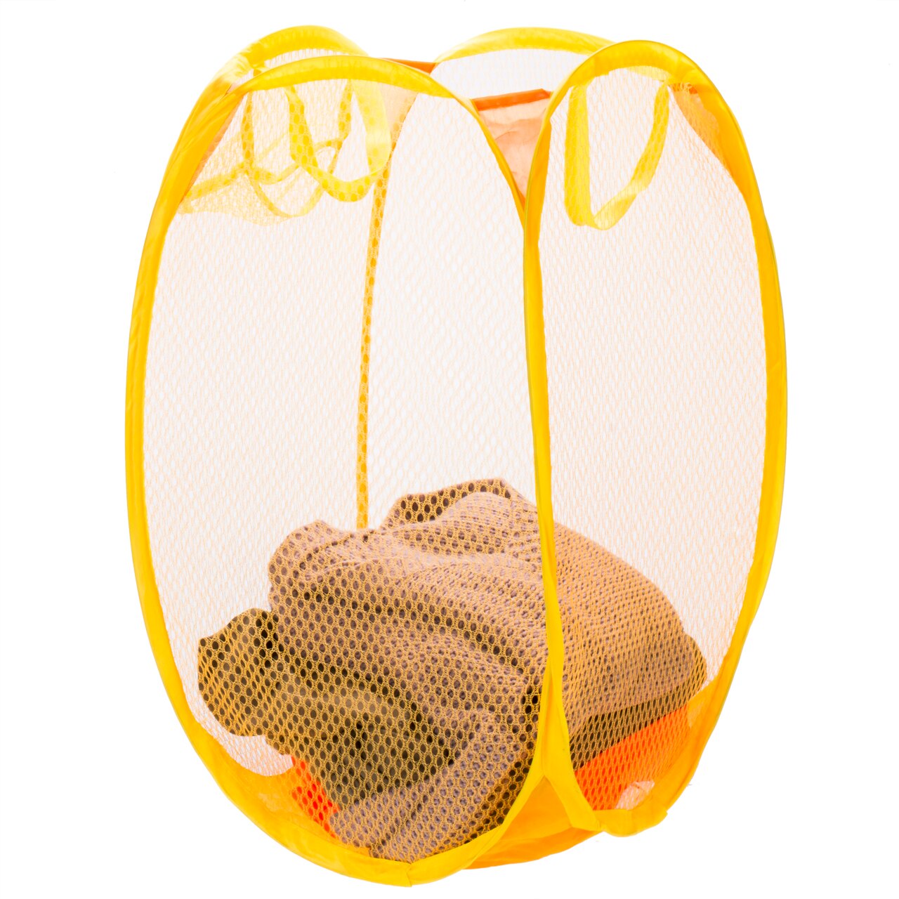 Panier à linge en maille Pop-Up | Panier à linge pliable, panier de lavage, panier de rangement de jouets en tissu,