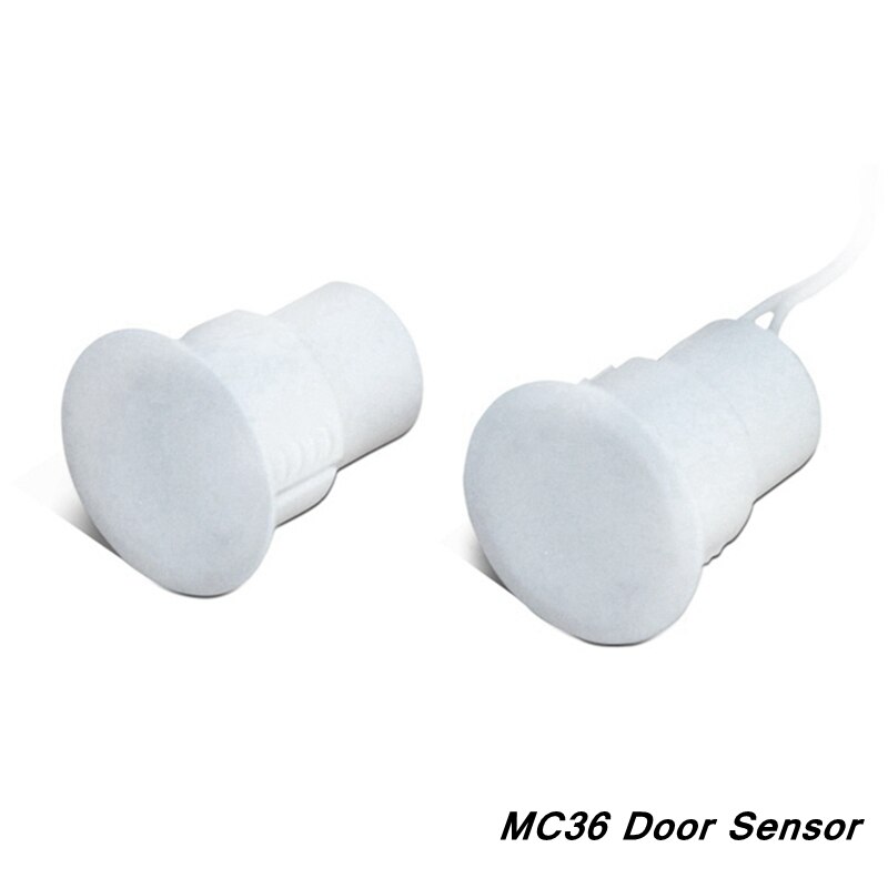 10 Pair Wooden Door Sensor Security Alarm System Wire Contact Sensor MC44B MC31 MC32 MC35 MC36 White ABS Window Door Sensor: MC36