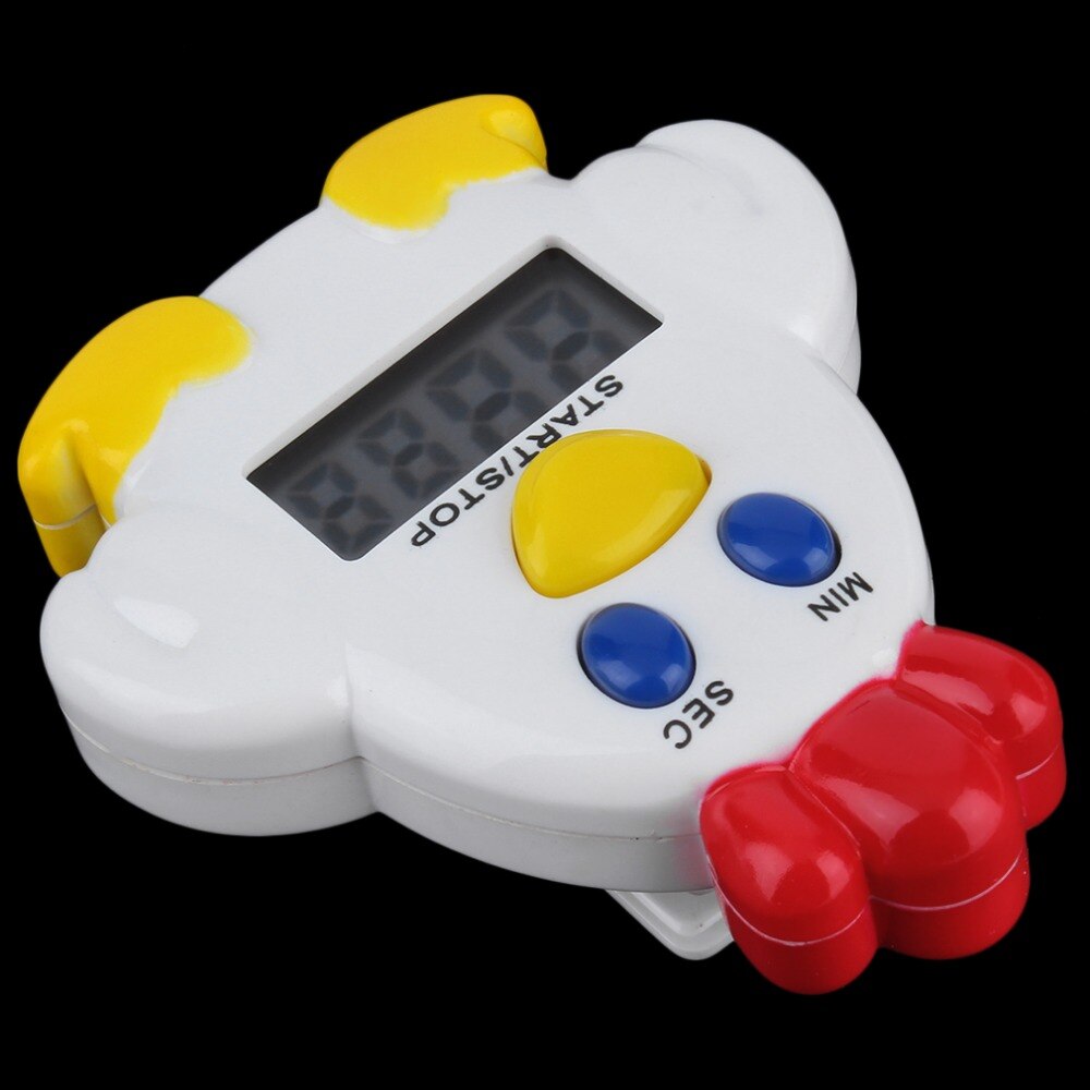 Mini Family Reminder Cartoon Adorable Chicken Kitchen Timer 99 Minute 59 Seconds Cooking Mechanical Alarm Bell