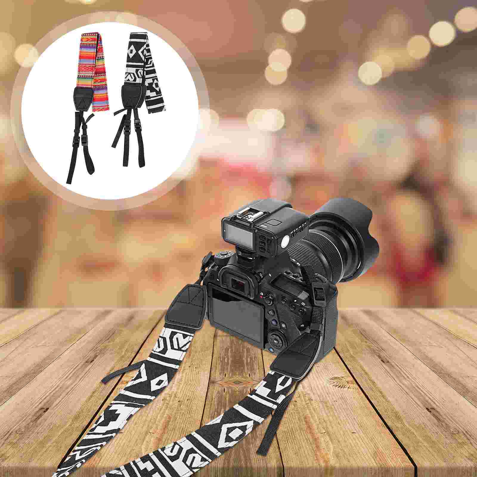 2pcs Camera Shoulder Strap Mirrorless Camera Safety Strap Camera Lanyard