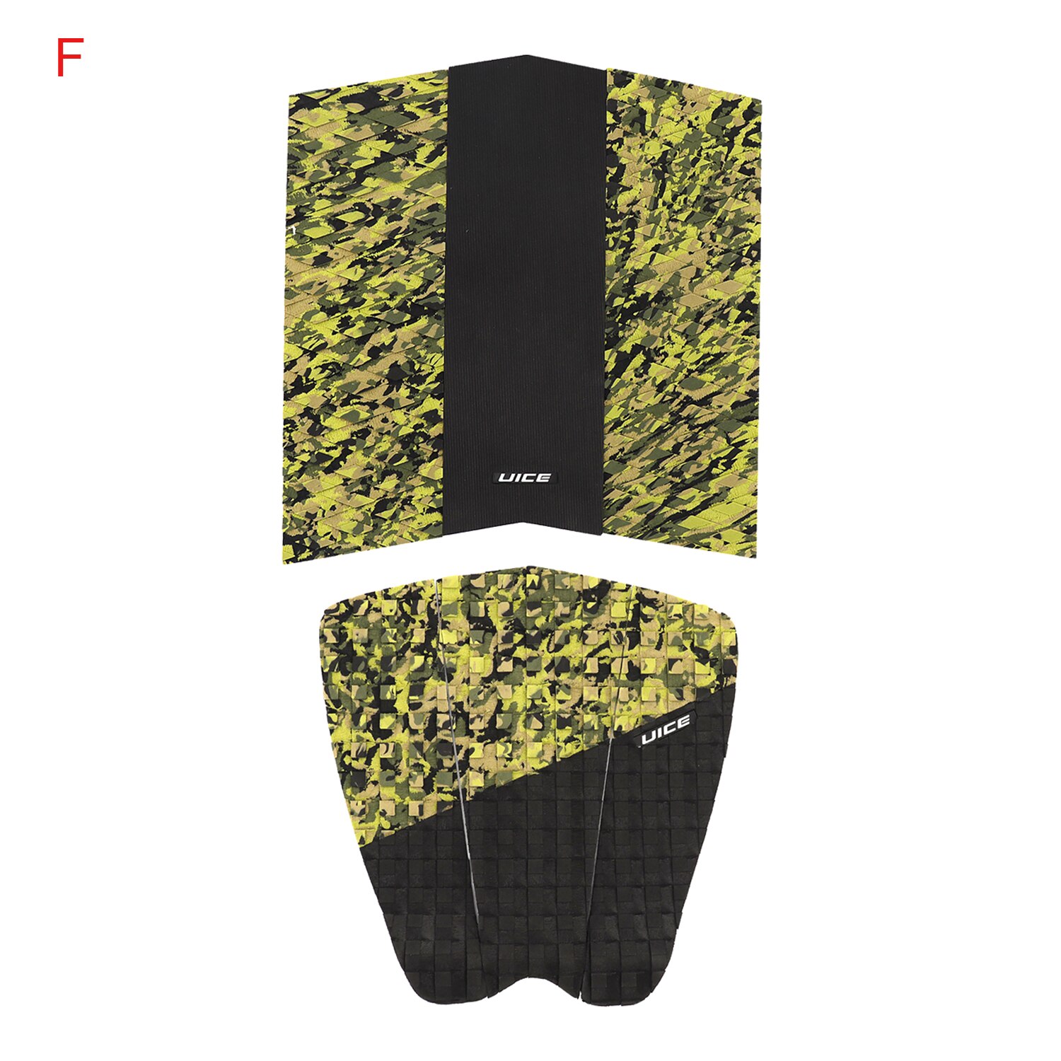 6 Piece Surf Deck Traction Pad Premium EVA with Tail Kicker 3M Adhesive for Surfboard Longboard Shortboard Fish Skimboard: Set F