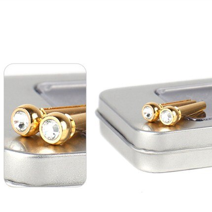 Cuerdas de guitarra acústica, pines de puente de latón, accesorios de cuerda de cono fijo, 1 ud.: Blanco