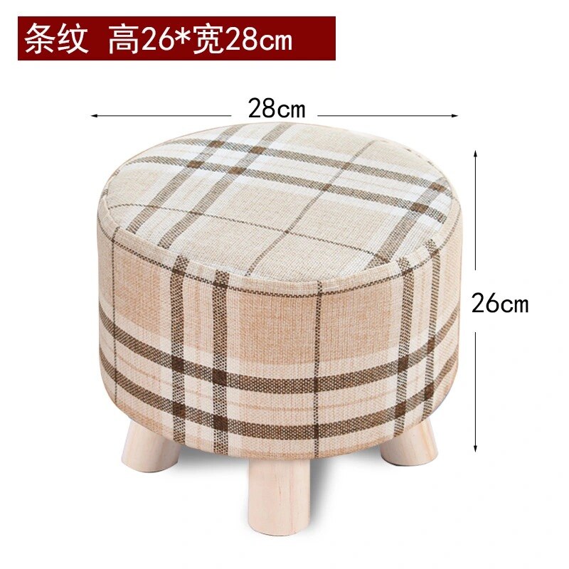 Hause Sofa Runde Hocker Tuch Kunst Wohnzimmer Tee Tisch HüGel Holz Kreative Kleine Fuß Hocker Sattel freundlicher Hocker Bank: 13