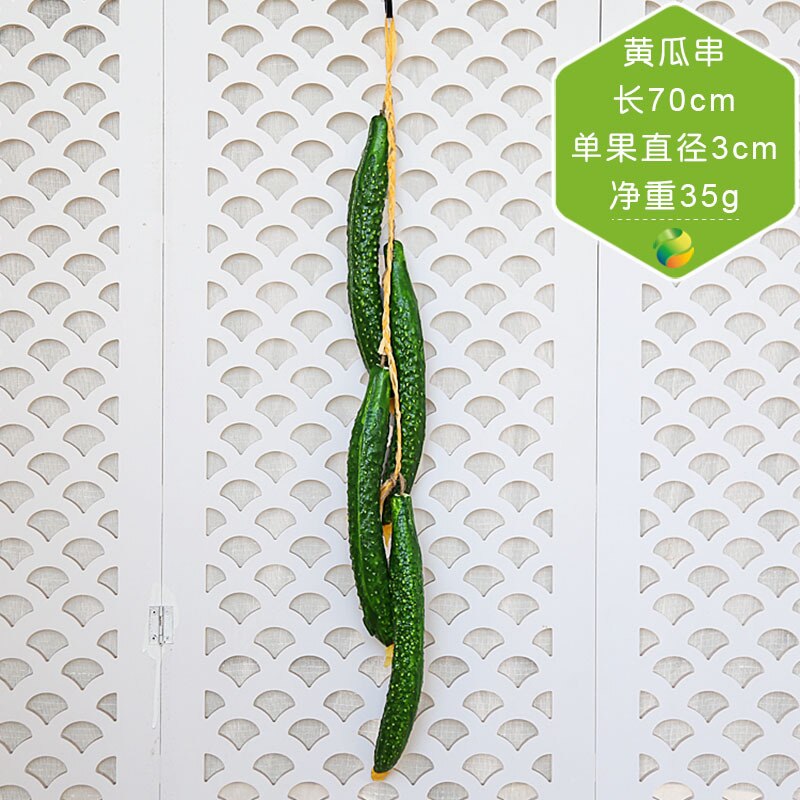 Résine de fruits décoration murale | Simulation de légumes verts, brochette de légumes verte, décoration murale de maison, décoration murale de Restaurant: Vegetable 9