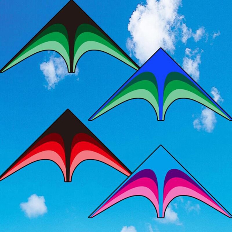 1x Small grassland kite and 30M kite line Large delta kite for kids and adults single line easy to fly kite handle include