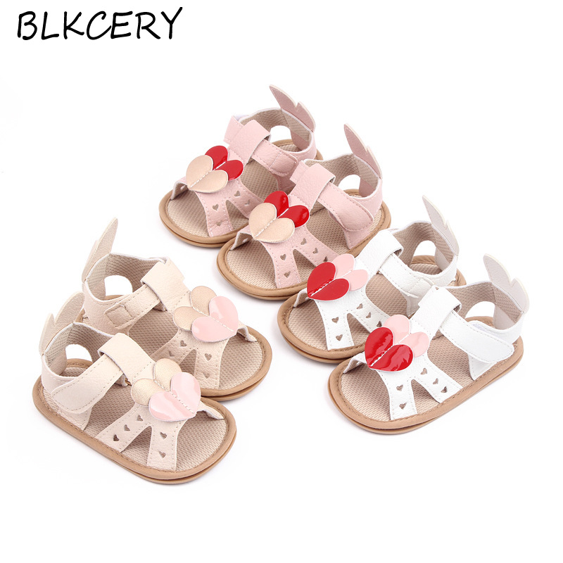 Kleinkind Baby Mädchen SandalsToddler Sommer Schuhe neugeboren Bebes Sandales Gummi Sohle, einzig, alleinig Schuhwerk Pro 1 Jahr niedlich Herz Sandalen