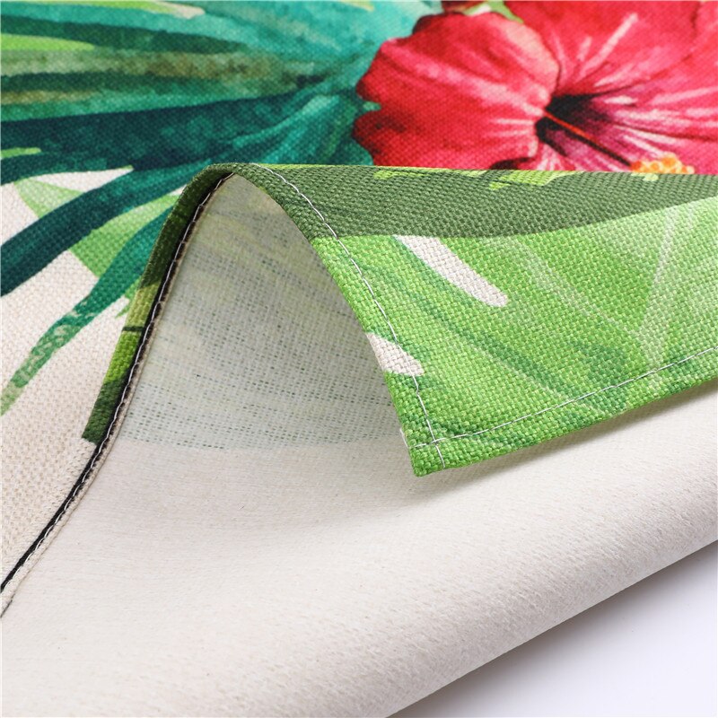 Tablier de cuisine motif Cactus pour femme, sans manches, en coton et lin, bavettes de cuisson à domicile, outils de nettoyage, 53x65cm, 1 pièce