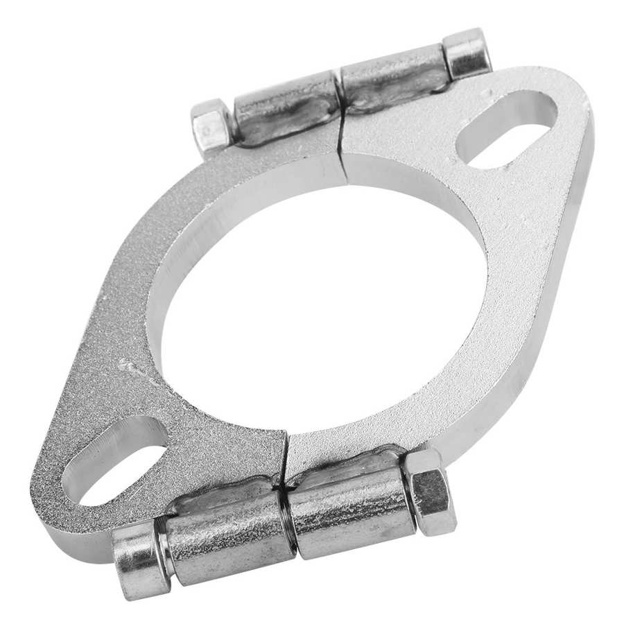 Biler araba aksesuar 2.5in 63mm stål udstødningsflange flad oval split reparation udskiftning tilbehør auto dele bil