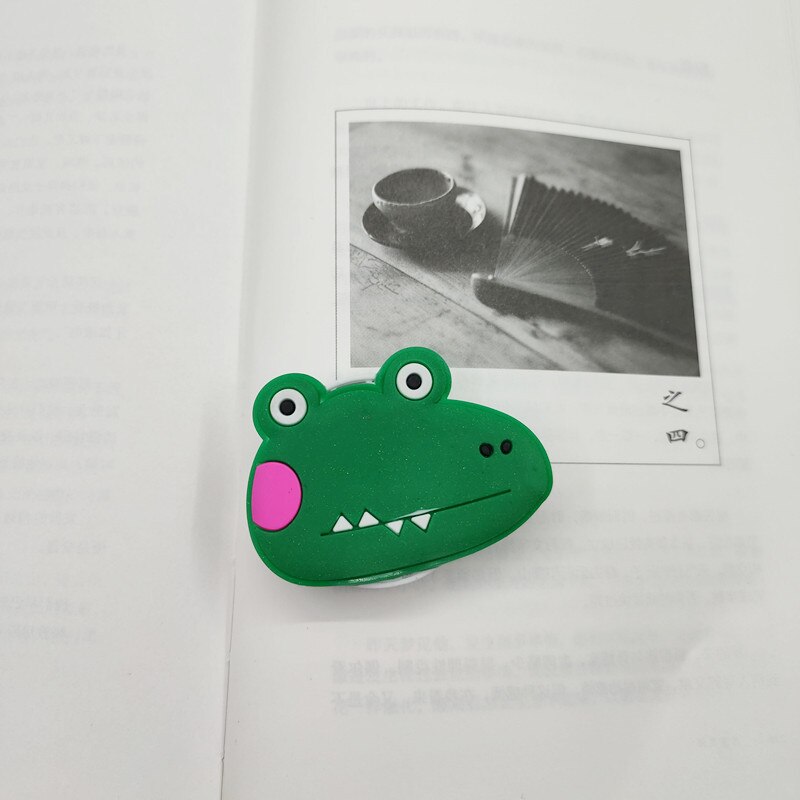 Di trasporto Del NUOVO Fumetto Rotondo Universale Del Telefono Mobile Titolare Anello Airbag Gasbag fold Del Basamento della Staffa di Montaggio Per il iPhone XR Samsung Huawei Xiaomi: crocodile