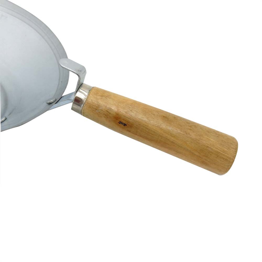 Generic wooden handle bowl cement bowl metal construction masonry concrete bowl tools