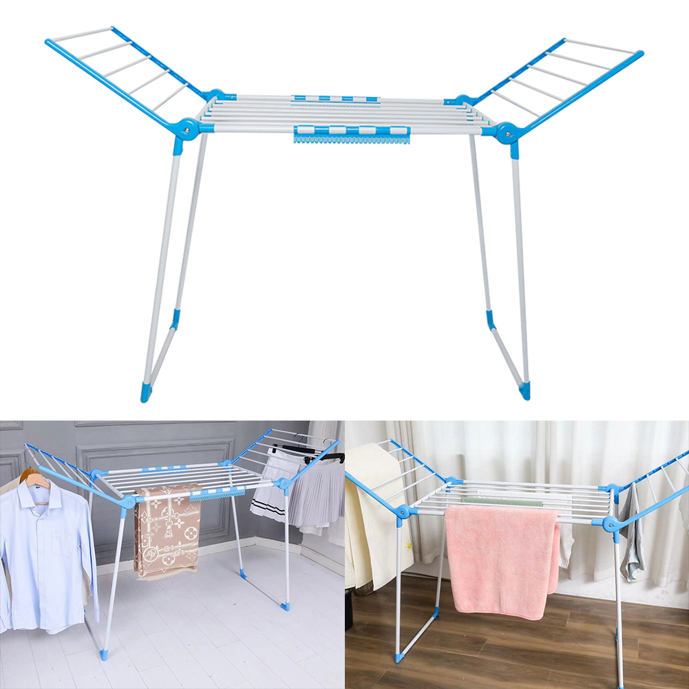Tendedero de ropa multifunción, tendedero de ropa a prueba de viento, tendedero de ropa, soportes para secar ropa