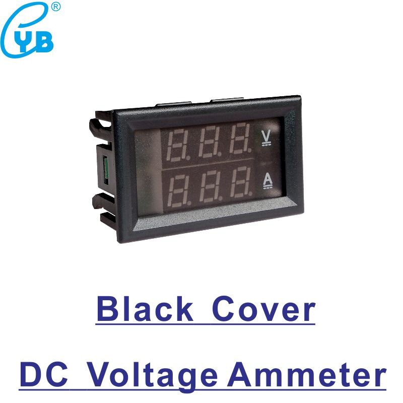 ! voltímetro de CC amperímetro de tres cables de CC, Metro del panel actual LED de 0,28 voltios, amperímetro de CC 3,5-30 V, amperímetro de 0-100A