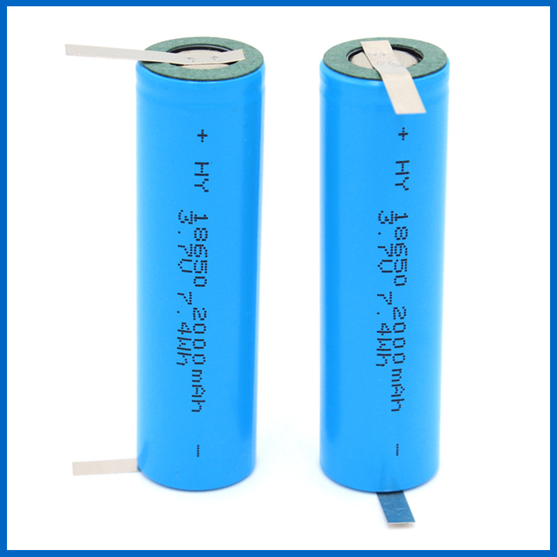 18650 2000mAh Battery 3.7V Discharge Lithium Ion Rechargeable Battery for Counter Lamp Flashlight 18650 Batteries